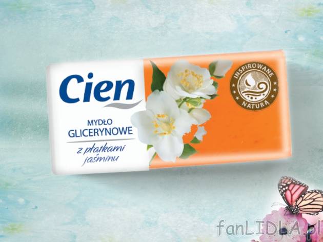 Cien Mydło cięte, glicerynowe , cena 1,00 PLN za 75 g/1 opak., 100 g=2,65 PLN.