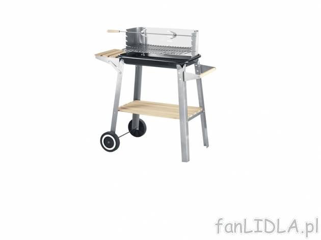 Grill na kółkach Florabest, cena 89,00 PLN za 1 szt. 
- waga 6,8 kg 
- z wyjątkowo ...