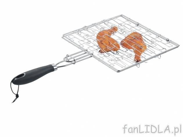 Rożen do grilla Florabest, cena 19,99 PLN za 1 szt. 
z ergonomicznym uchwytem
 ...