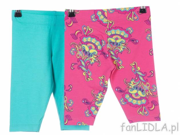 Legginsy o długości 3/4, 2 szt. Pepperts, cena 24,99 PLN za 2 szt. 
- 2 zestawy ...