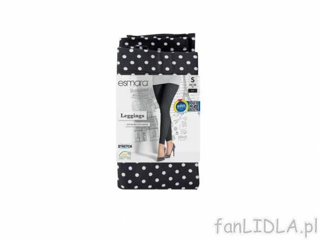 Legginsy Esmara, cena 19,99 PLN za 1 para 
- rozmiary: S-XL 
- 2 wzory do wyboru ...