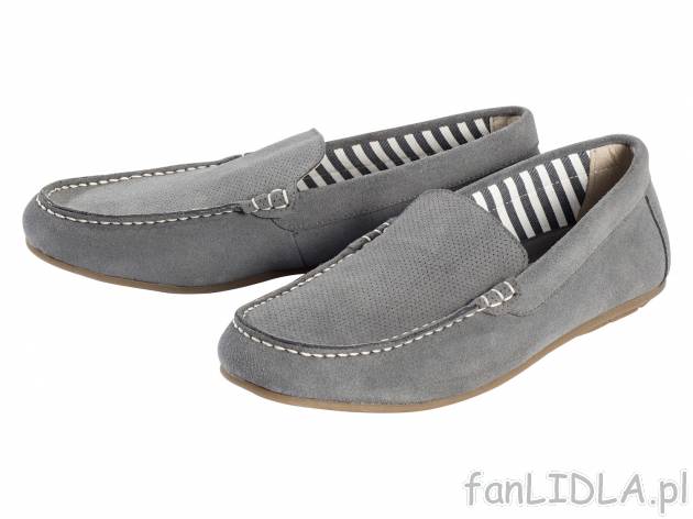 Mokasyny skórzane , cena 79,00 PLN. Buty męskie idealne na lato. 
- rozmiary: ...