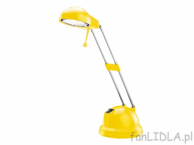 Halogenowa lampka biurkowa , cena 27,99 PLN za 1 szt. 
- metalowe ramię teleskopowe ...