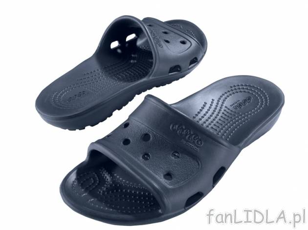 Markowe klapki Jibbitz by Crocs , cena 59,00 PLN za 1 para 
- rozmiary: 37-45 (nie ...