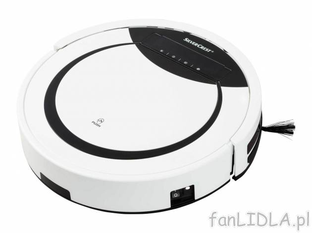 Robot sprzątający* , cena 479,00 PLN 
- poj. zbiornika na kurz: 0,3 l
- wbudowany ...