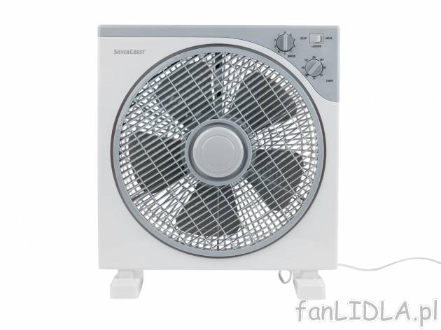 Wentylator 50 W , cena 89,90 PLN 
- 4 poziomy prędkości
- uchwyt do przenoszenia
- ...
