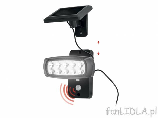 Reflektor solarny LED z czujnikiem ruchu i zmierzchu , cena 39,99 PLN 
- do 8 h ...