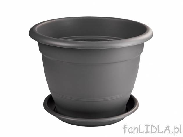 Doniczka z podstawką Florabest, cena 21,99 PLN za 1 szt. 
- 2 kolory do wyboru ...