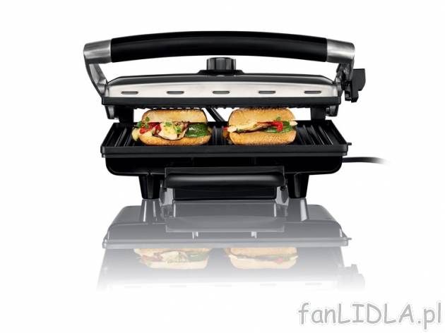 Opiekacz do panini 2000 W , cena 129,00 PLN za 1 opak. 
- opiekanie pieczywa typu ...