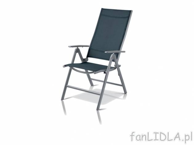Fotel ogrodowy Florabest, cena 159,00 PLN za 1 szt. 
FLORABEST to: 
- solidna, lekka ...