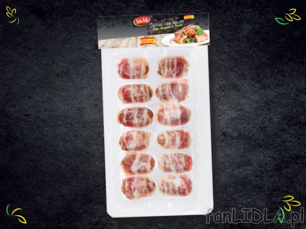 Daktyle z boczkiem , cena 7,00 PLN za 160 g/1 opak., 100 g=4,99 PLN.