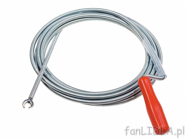 Spirala do czyszczenia rur Powerfix, cena 21,99 PLN za 1 opak. 
- do oczyszczania ...