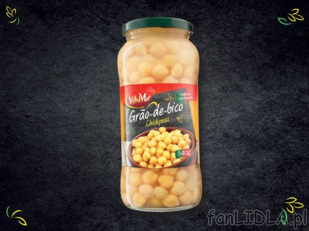 Cieciorka gotowana , cena 3,00 PLN za 540 g/1 opak., 1 kg=9,98 PLN.