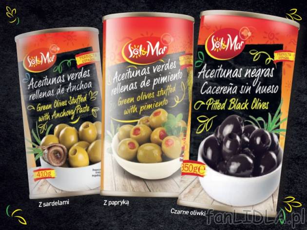 Oliwki , cena 2,00 PLN za 350/410 g/1 opak., 1 kg=19,93/17,59 wg wagi odcieku PLN. ...