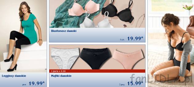 Moda Jolinesse bielizna w Lidlu