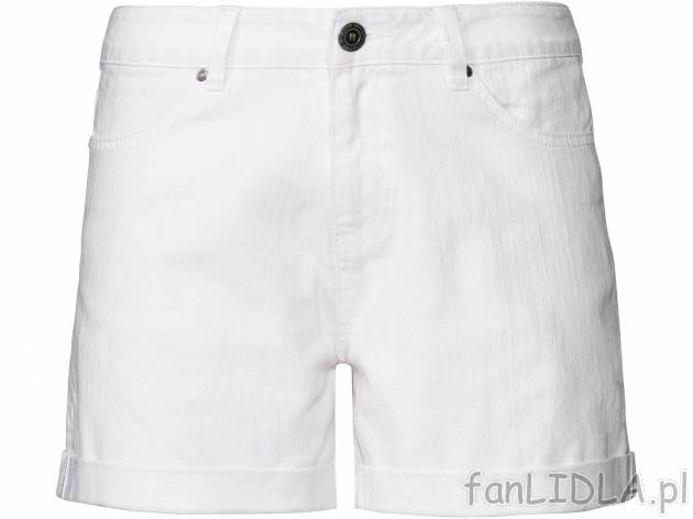 Szorty jeansowe , cena 29,99 PLN 
- 98% bawełny, 2% elastanu (LYCRA®)
- rozmiary: ...