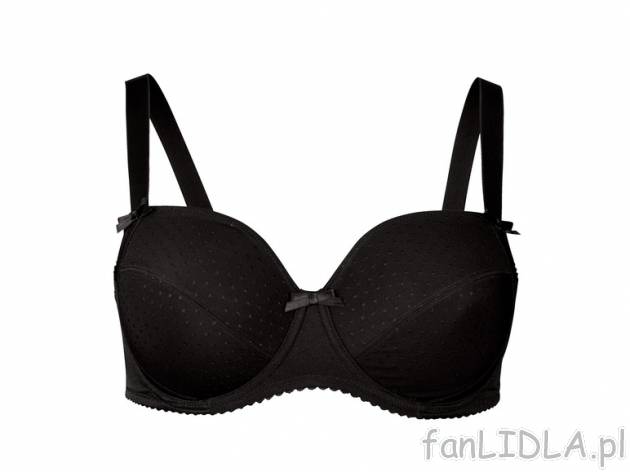 Biustonosz Esmara, cena 22,99 PLN za 1 szt. 
- rozmiary: 85D, 90C, 90D, 95D 
- szerokie ...