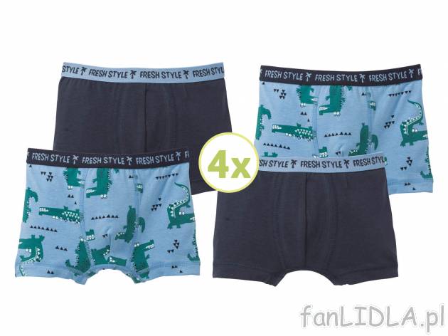 Bokserki, 4 pary* , cena 4,99 PLN  
-  rozmiary 86-116