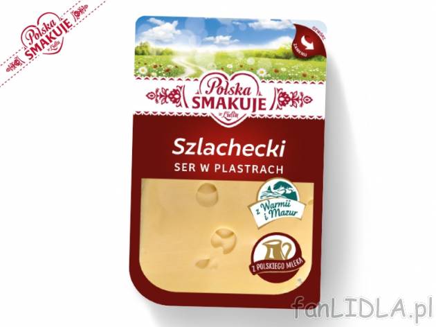 Ser szlachecki, od piątku, 13.05 , cena 2,00 PLN za 150 g/1 opak., 100 g=1,79 PLN.