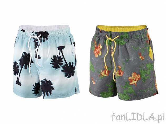 Męskie szorty kąpielowe , cena 24,99 PLN za 1 para 
- rozmiary: M-XL 
- 11 wzorów ...