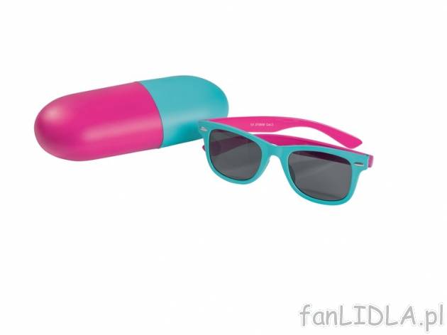 Dziecięce okulary przeciwsłoneczne z etui Auriol, cena 12,99 PLN za 1 para 
- ...