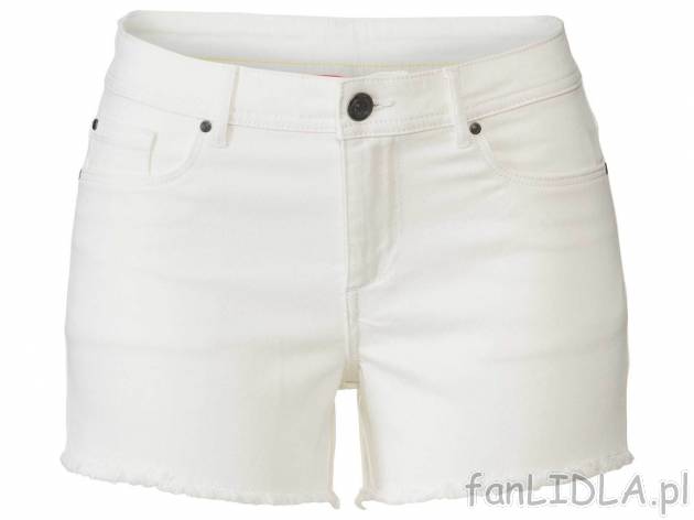 Szorty jeansowe , cena 29,99 PLN 
- 98% bawełny, 2% elastanu (LYCRA®)
- rozmiary: ...