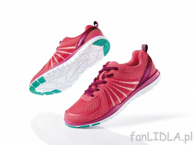 Buty sportowe , cena 55,00 PLN za 1 opak. 
- lekka, profilowana podeszwa z phylonu ...