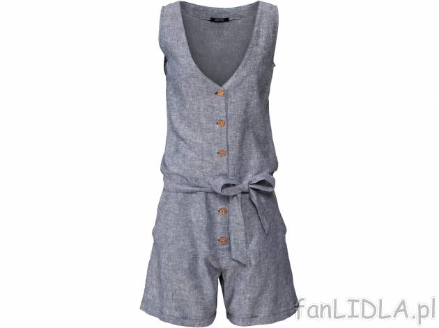 Kombinezon z lnem , cena 39,99 PLN 
- rozmiary: 46-54
- 55% lnu, 45% wiskozy (LENZING™ ...
