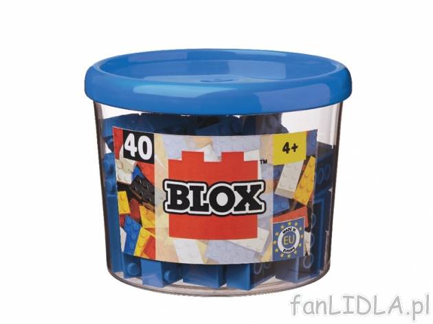 Klocki 40 szt. , cena 14,99 PLN za 1 opak. 
-      5 kolorów do wyboru