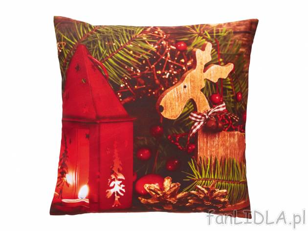 Ozdobna poszewka na poduszkę 40 x 40 cm* , cena 24,99 PLN za 1 szt. 
- z efektem ...