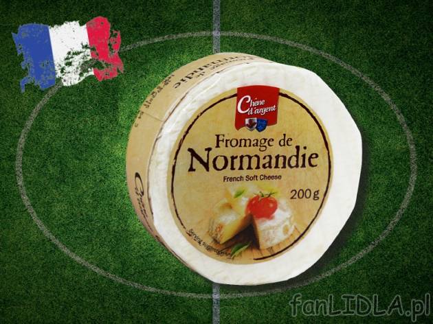 Francuskie specjały serowe , cena 6,00 PLN za 180/200/220g, 100g=3,88/3,50/3,18 PLN.