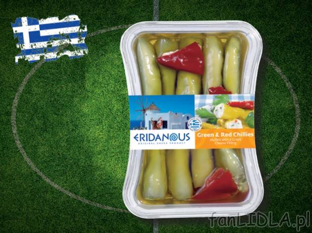 Greckie antipasti , cena 4,00 PLN za 230/250g/1 opak., 100g=3,33/3,22 wg wagi odcieku PLN.