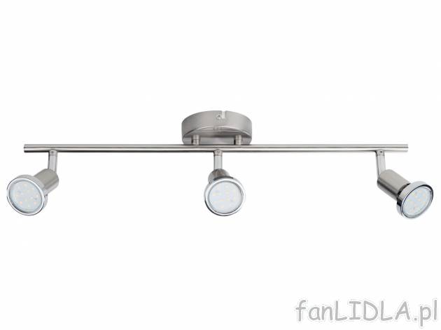 Lampa wisząca LED , cena 69,90 PLN 
- 3 energooszczędne żarówki LED o ciepłym, ...