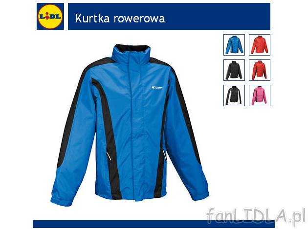 Kurtka rowerowa cena 55PLN
- zgrzewane szwy
- polar na kołnierzu
- niewchłaniająca ...