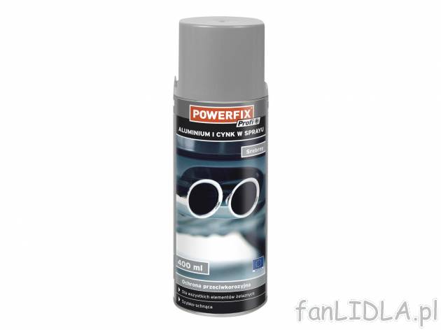 Spray naprawczy do auta , cena 14,99 PLN 
- do wyboru: aluminium i cynk w sprayu, ...