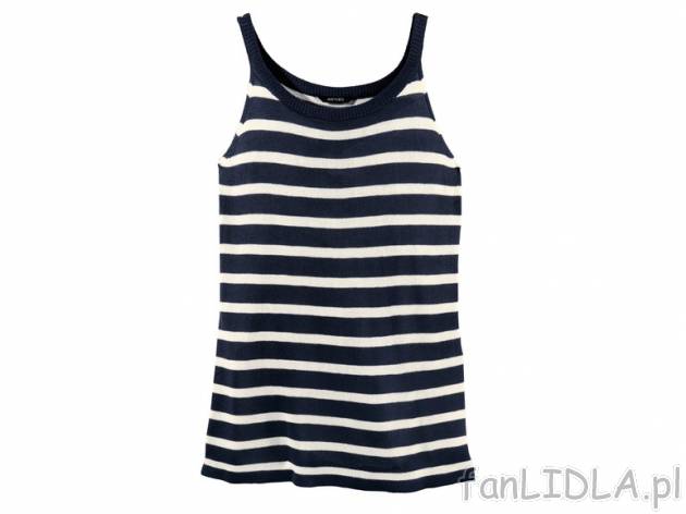 Top Esmara, cena 24,99 PLN za 1 szt. 
- 100% wiskoza lub 95% wiskoza, 5% elastan ...