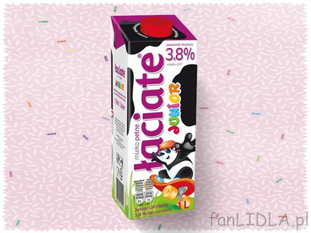 Łaciate Mleko Junior UHT , cena 2,00 PLN za 1l/1 opak