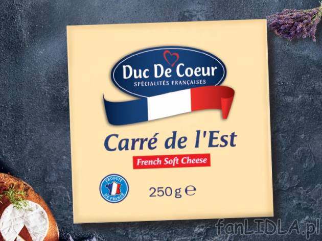 Ser pleśniowy Carre de l\&#039;Est , cena 6,00 PLN za 250 g/1 opak., 100 g=2,80 PLN.