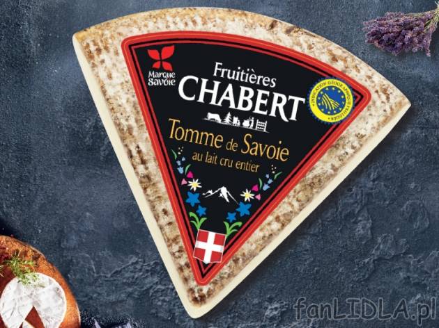 Ser Tomme de Savoie , cena 11,00 PLN za 300 g/1 opak., 1 kg=39,97 PLN.