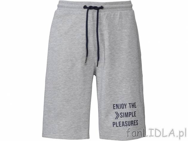 Szorty , cena 24,99 PLN 
- wysoka zawartość bawełny
- rozmiary: M-XL
- miękki, ...