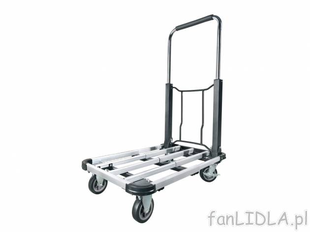 Wózek transportowy , cena 119,00 PLN 
- rozłożony: 95 x 71 x 41 cm (wys. x dł. ...