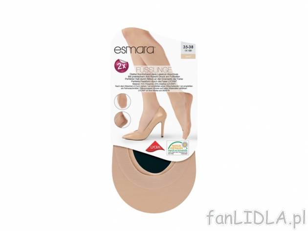 Stopki z ABS 2 pary Esmara, cena 12,99 PLN za 2 pary 
- rozmiary: 35 - 42 
- 5 ...