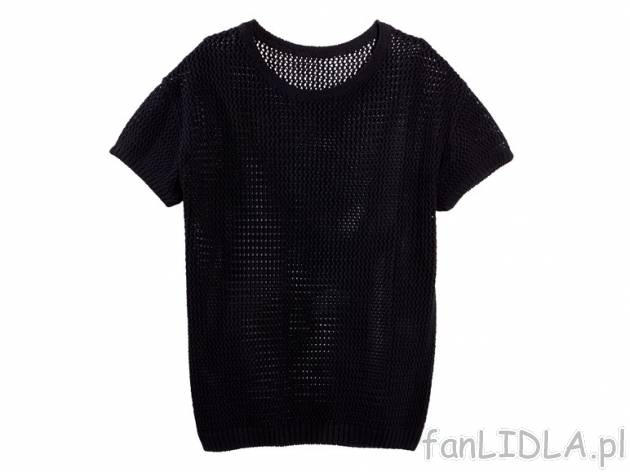 Ażurowy sweter Esmara, cena 39,99 PLN za 1 szt. 
- rozmiary: XS - L (nie wszystkie ...