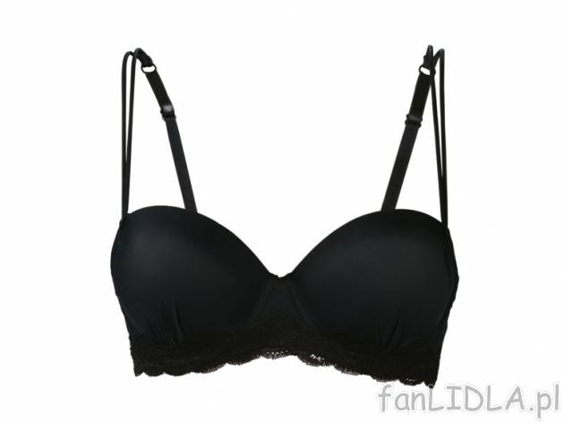 Biustonosz push up, z fiszbinami Esmara, cena 21,99 PLN za 1 szt. 
- rozmiary: 75B, ...