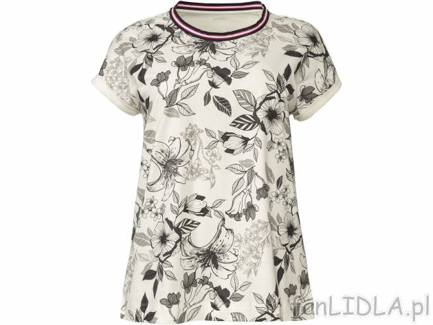 T-shirt  z bawełny , cena 19,99 PLN  
-  100% bawełny
-  rozmiary: L-XXL