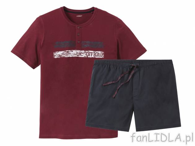 Piżama męska , cena 34,99 PLN 
- rozmiary: XXL-4XL
- 100% bawełny lub jej wysoka ...
