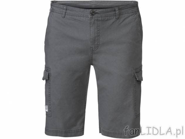 Bermudy typu cargo , cena 39,99 PLN 
- 98% bawełny, 2% elastanu (LYCRA®)
- rozmiary: ...