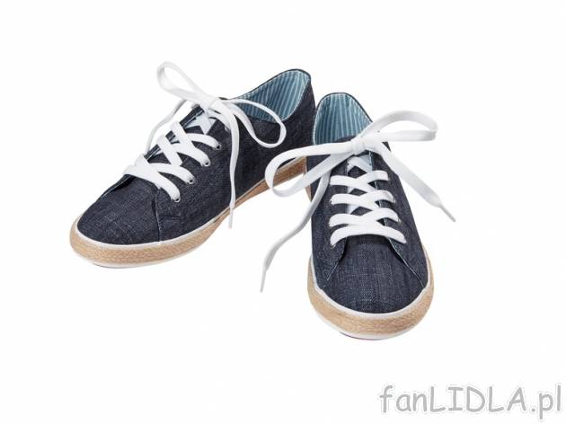 Espadryle męskie Livergy, cena 39,99 PLN za 1 para 
- 4 wzory do wyboru 
- płócienne ...