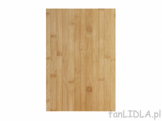 Deska do krojenia Ernesto, cena 34,99 PLN 
- naoliwione drewno bambusowe
- ok. ...