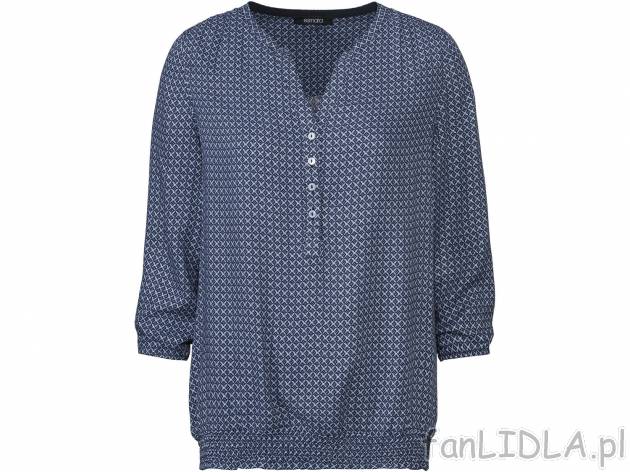Bluzka z wiskozy , cena 34,99 PLN 
- 100% wiskozy (LENZING&trade; ECOVERO&trade;)
- ...